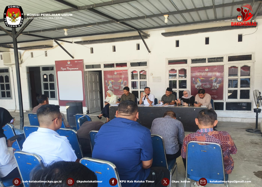 Rapat Pleno Rutin Yang Membahas Tentang Kegiatan Pasca Pemilu Tahun 2024